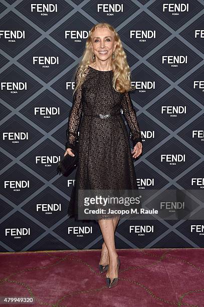Franca Sozzani attends the Fendi show as part of Paris Fashion Week Haute Couture Fall/Winter 2015/2016 on July 8, 2015 in Paris, France.