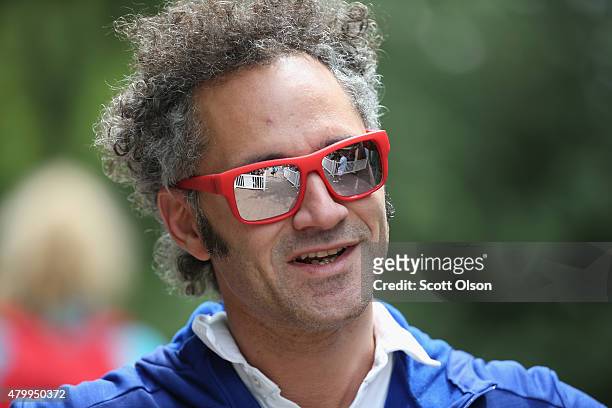 Alexander Karp, chief executive officer and co-founder of Palantir Technologies Inc., attends the Allen & Company Sun Valley Conference on July 7,...
