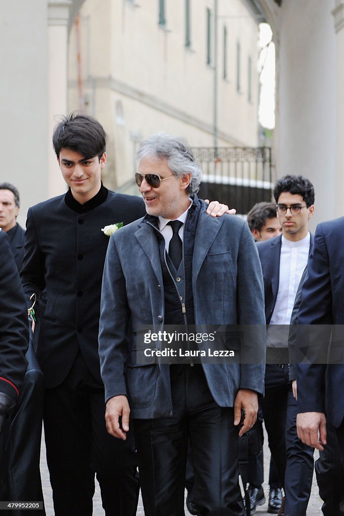 Andrea Bocelli And Veronica Berti Wedding