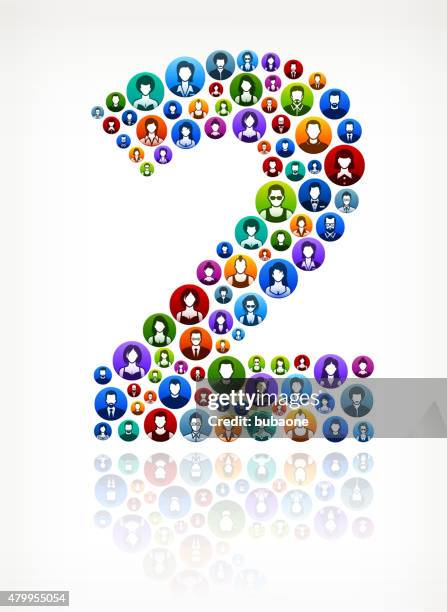two people faces community and communication pattern. - portrait flat background stock illustrations