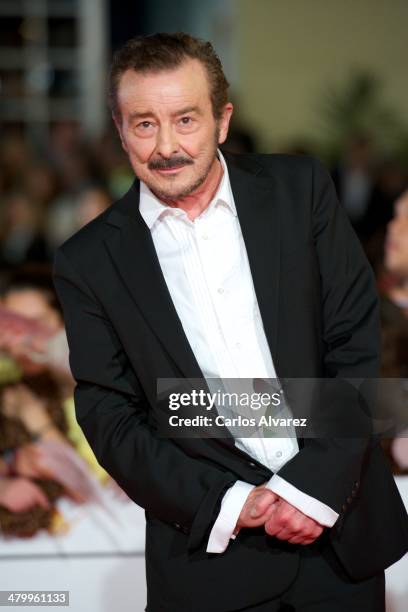 Spanish actor Juan Diego attends the 17th Malaga Film Festival 2014 opening ceremony at tne Cervantes Theater on March 21, 2014 in Malaga, Spain.