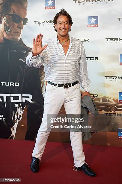 Alvaro Marichalar attends the "Terminator Genesis" premiere at the Kinepolis cinema on July 8, 2015 in Madrid, Spain.