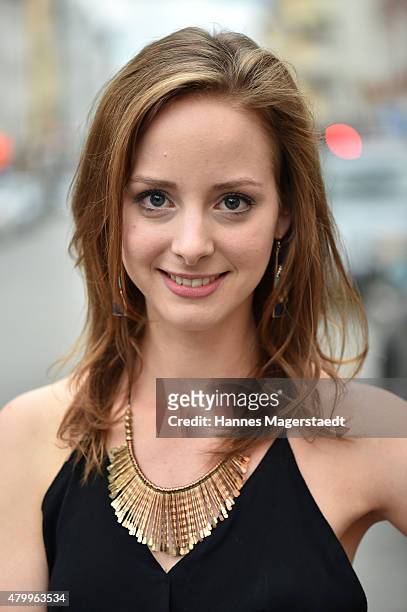 Actress Amelie Plaas-Link attends 'About a girl' German Premiere at ARRI Kino on July 8, 2015 in Munich, Germany.