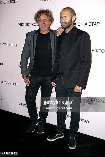 Renzo Rosso attends the Viktor&Rolf FlowerBomb Fragrance 10th Anniversary Party as part of Paris Fashion Week Haute Couture Fall/Winter 2015/2016 on...