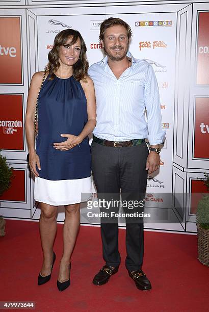 Juan Pena and Sonia Gonzalez attend the 2015 Corazon Solidario Awards at the Miguel Angel Hotel on July 8, 2015 in Madrid, Spain.
