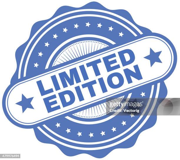 limited edition sticker - limited edition stock illustrations