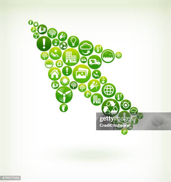 cursor environmental conservation green vector button pattern. - save trees icon stock illustrations