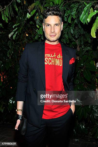 Cameron Silver attends the Sandro Paris celebration at Chateau Marmont with a special performance by Polica at Chateau Marmont on March 20, 2014 in...
