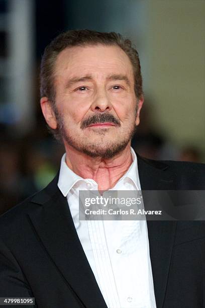 Spanish actor Juan Diego attends the 17th Malaga Film Festival 2014 opening ceremony at the Cervantes Theater on March 21, 2014 in Malaga, Spain.