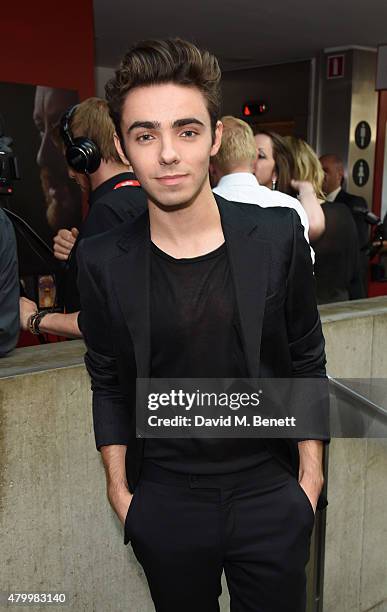 Nathan Sykes attends the Arqiva Commercial Radio Awards at The Roundhouse on July 8, 2015 in London, England.