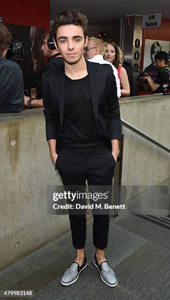 Nathan Sykes attends the Arqiva Commercial Radio Awards at The Roundhouse on July 8, 2015 in London, England.