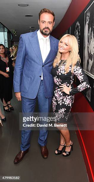 Jamie Theakston and Emma Bunton attend the Arqiva Commercial Radio Awards at The Roundhouse on July 8, 2015 in London, England.