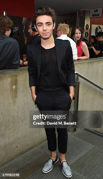 Nathan Sykes attends the Arqiva Commercial Radio Awards at The Roundhouse on July 8, 2015 in London, England.