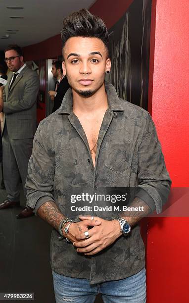 Aston Merrygold attends the Arqiva Commercial Radio Awards at The Roundhouse on July 8, 2015 in London, England.