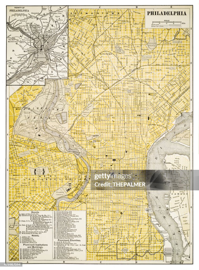 Map of Philadelphia 1894