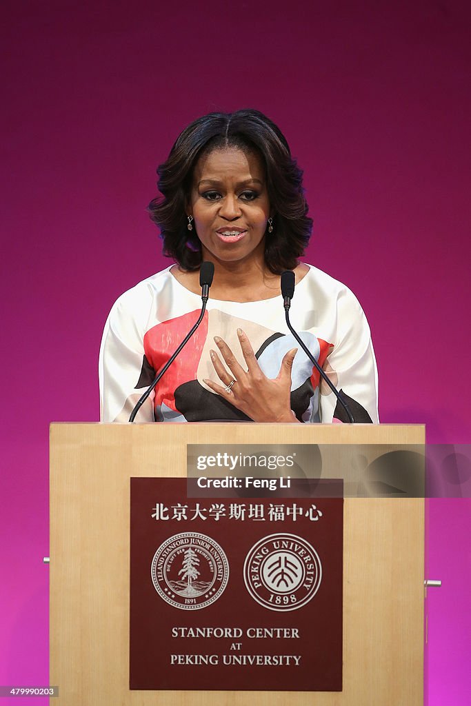 First Lady Michelle Obama Travels to China - Day 3