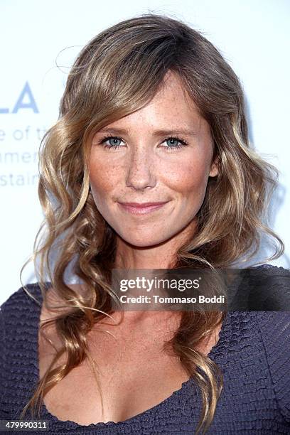 Actress Lisa Sheldon attends the an Evening of Environmental Excellence presented by the UCLA Institute of The Environment and Sustainability on...