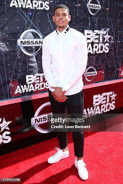 Ray McCallum Jr. Arrived at the BET & Make A Wish Foundation Recipients BET Experience At LA. Live Red Carpet arrivals - Weekend Events on June 28,...