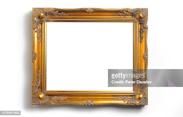 picture frame with copy space - schilderijlijst stockfoto's en -beelden
