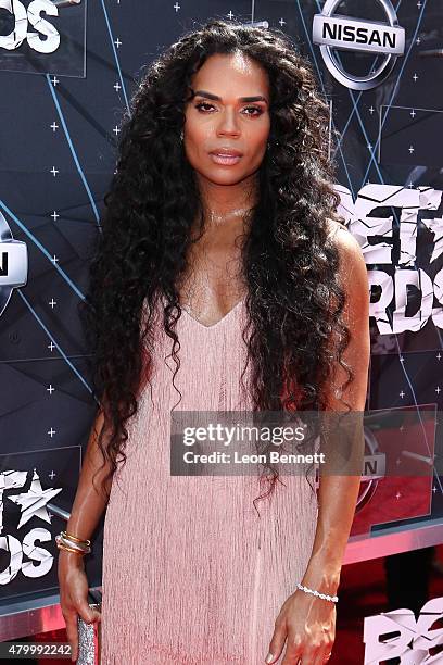 Actor B. Scott arrived at the BET & Make A Wish Foundation Recipients BET Experience At LA. Live Red Carpet arrivals - Weekend Events on June 28,...