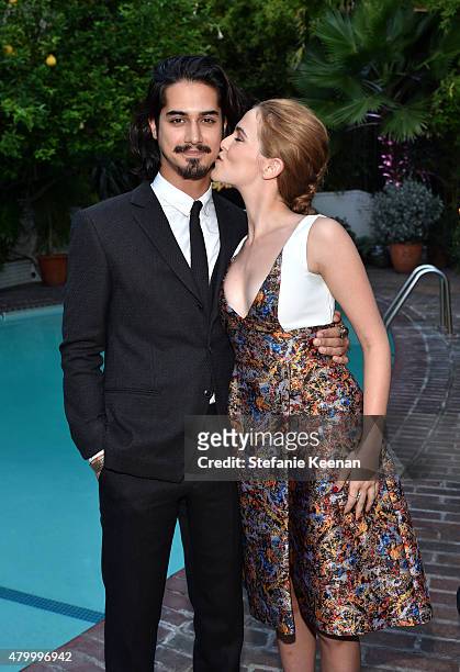 Actor Avan Jogia and actress Zoey Deutch attend the Vainty Fair and Spike celebration of the premiere of the new series "TUT" at Chateau Marmont on...