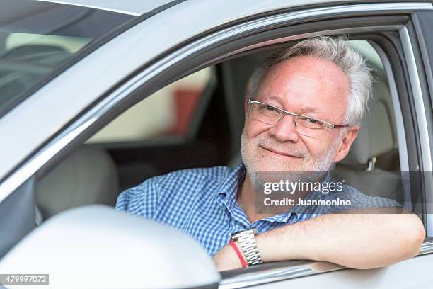 笑顔の白人 60 歳の男性 - old man and glasses ストックフォトと画像