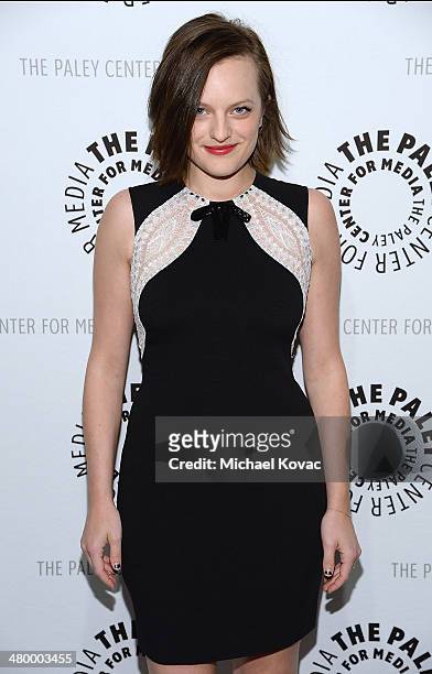 Actress Elisabeth Moss attends The Paley Center For Media's PaleyFest 2014 Honoring "Mad Men" on March 21, 2014 in Los Angeles, California.
