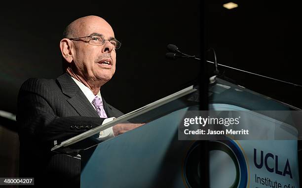 Representative Henry Waxman attends an Evening of Environmental Excellence presented by The UCLA Institute Of The Environment And Sustainability at...