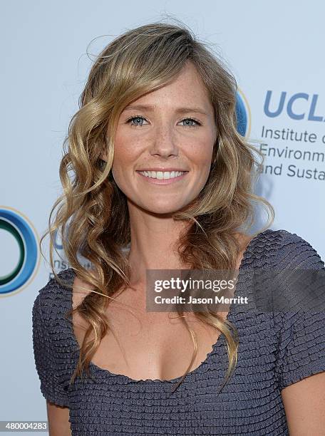 Actress Lisa Marie Sheldon attends an Evening of Environmental Excellence presented by The UCLA Institute Of The Environment And Sustainability at...