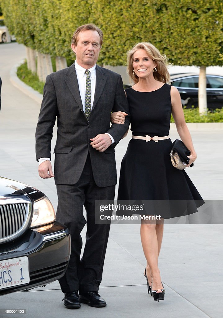 Cheryl Hines and Robert Kennedy Jr attend an Evening of Environmental