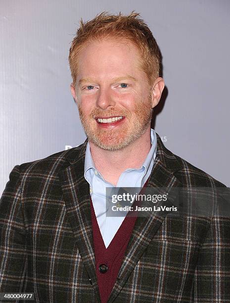 Actor Jesse Tyler Ferguson attends the Rodeo Drive Walk of Style awards ceremony at Greystone Mansion on February 28, 2014 in Beverly Hills,...