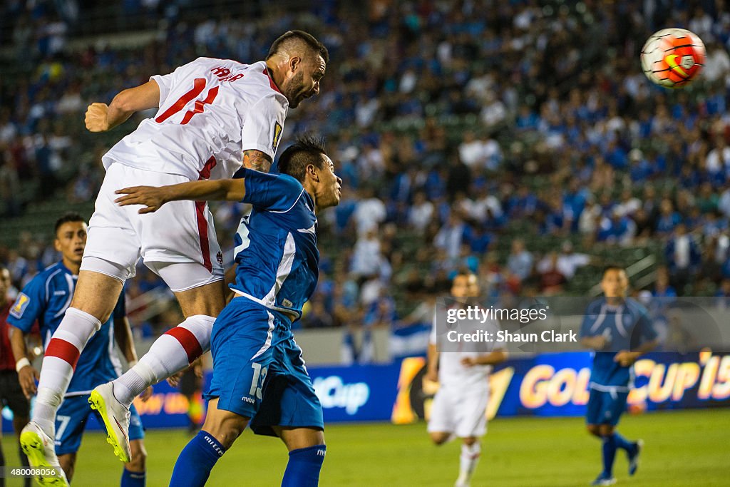 2015 CONCACAF Gold Cup - Group B - El Salvador v. Canada