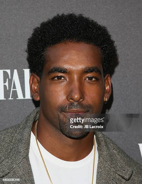 Marlon Yates attends Vanity Fair and Spike TV celebrate the premiere of the new series "TUT" held at Chateau Marmont on July 8, 2015 in Los Angeles,...