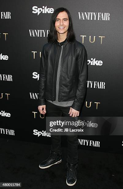 Anthony de la Torre attends the premiere of the new series "TUT" held at Chateau Marmont on July 8, 2015 in Los Angeles, California.