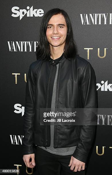 Anthony de la Torre attends the premiere of the new series "TUT" held at Chateau Marmont on July 8, 2015 in Los Angeles, California.