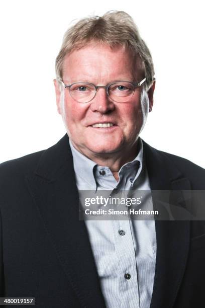 Hermann Korfmacher poses prior to a DFB Executive Board Meeting at DFB Headquarters on March 21, 2014 in Frankfurt am Main, Germany.