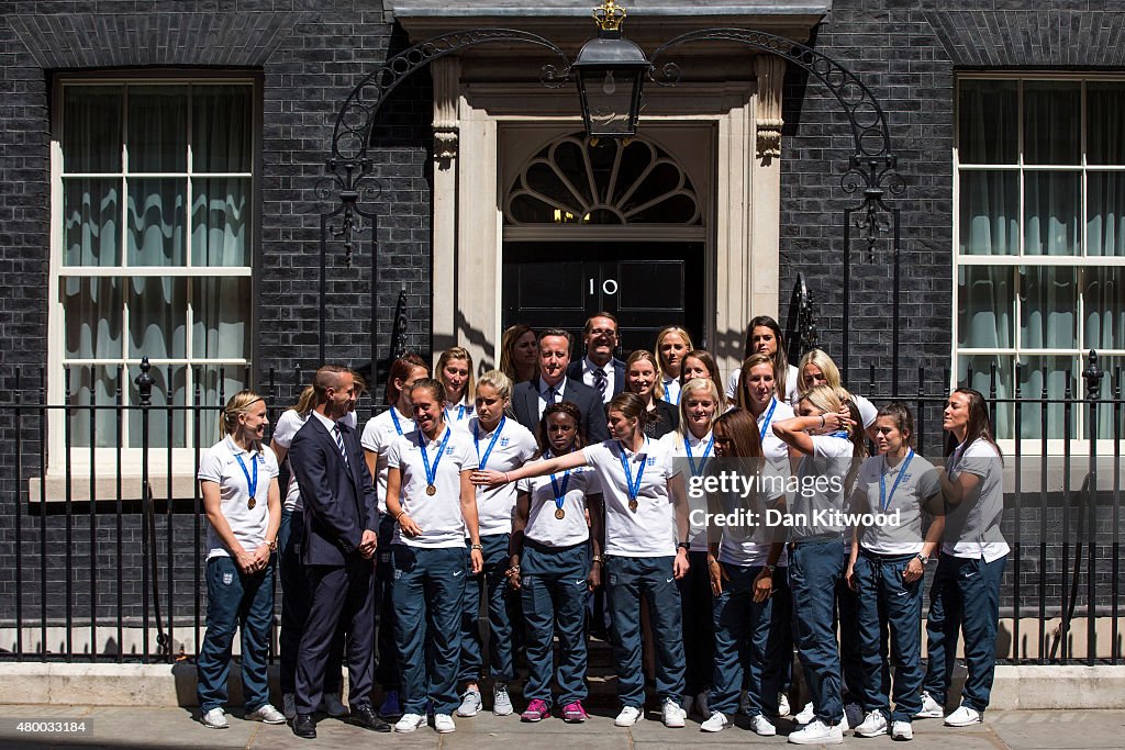 The England Women's Football Team Attend Receptions At Downing Street And Kensington Palace
