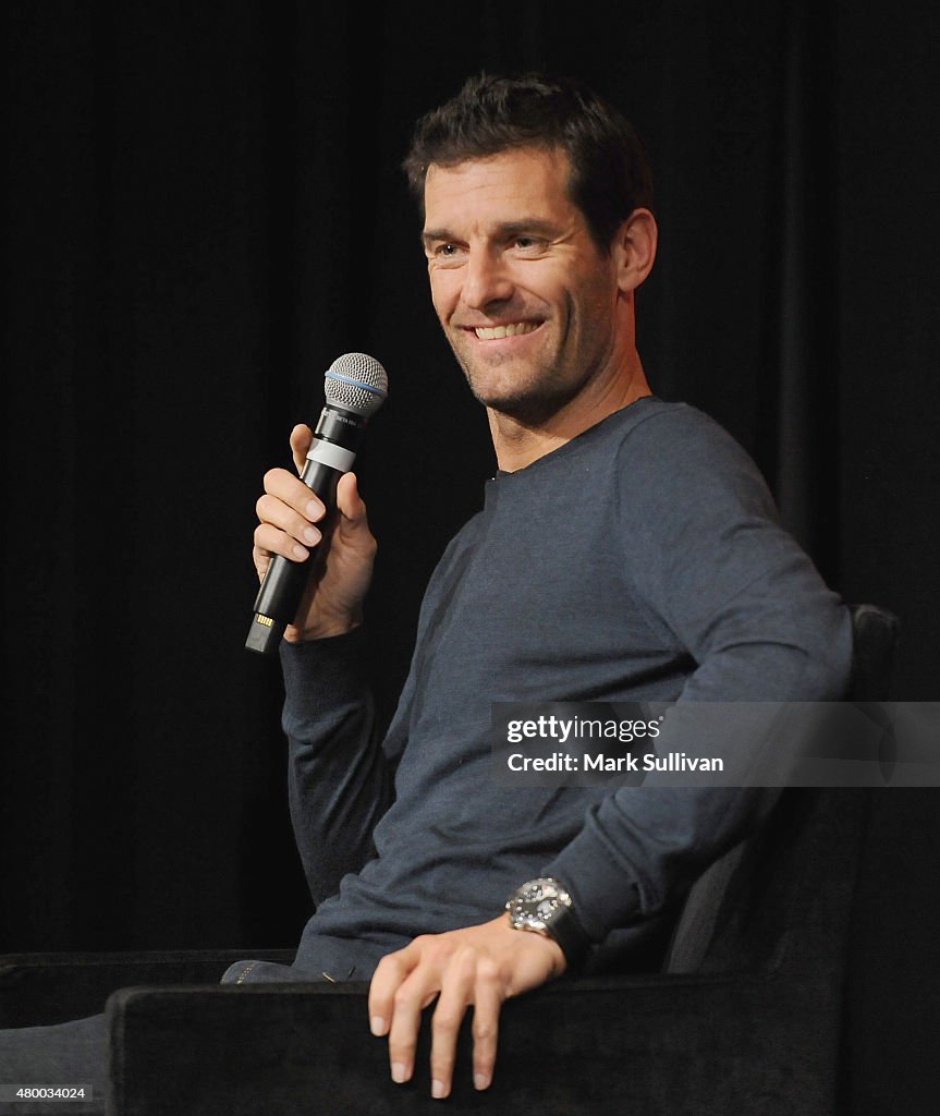 Mark Webber At "Aussie Grit" Book Tour Appearance In Sydney