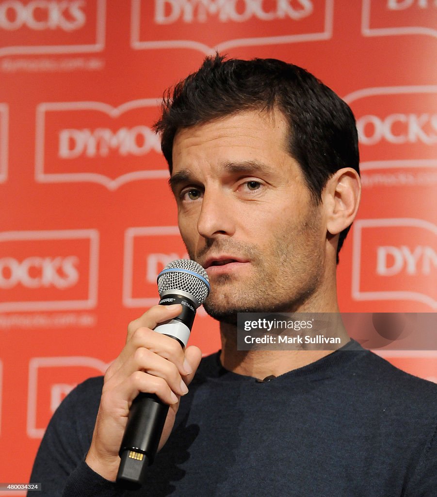 Mark Webber At "Aussie Grit" Book Tour Appearance In Sydney