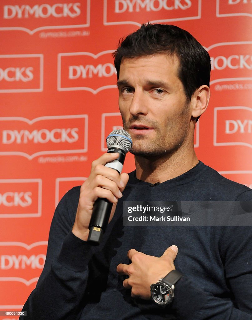 Mark Webber At "Aussie Grit" Book Tour Appearance In Sydney