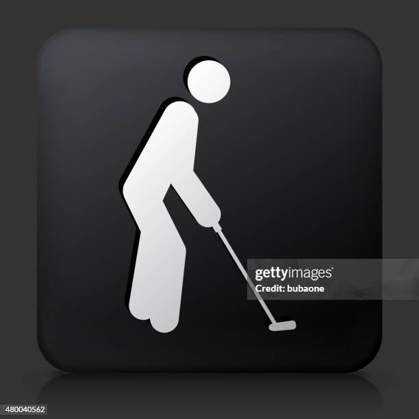 Golf Course Rides Button 73 Golf Swing Graphic Icon High Res Illustrations - Getty Images