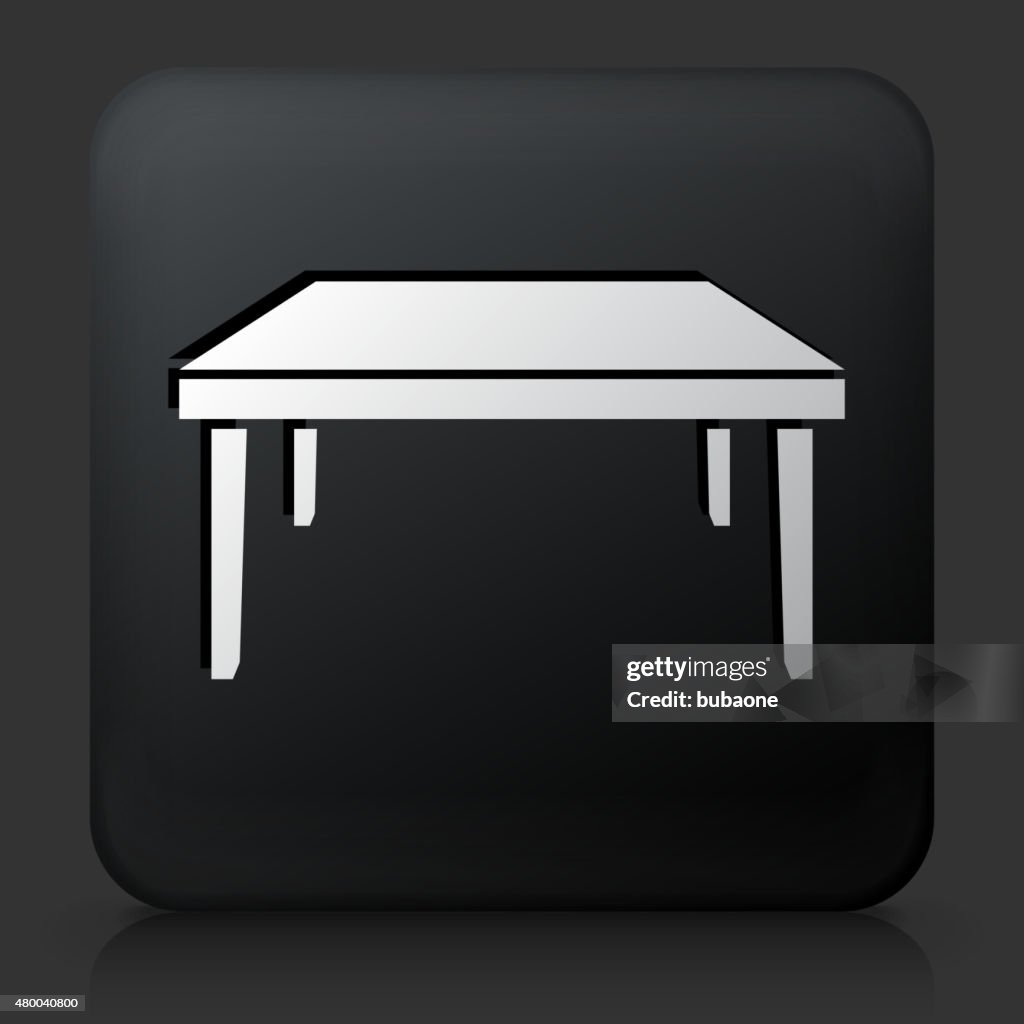 Table Button Image Black Square Button With Square Table High-Res Vector Graphic - Getty ...