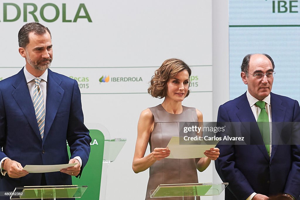 Spanish Royals Attend The Delivery Of Iberdrola Foundation Scholarships