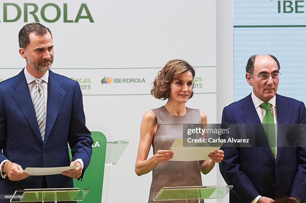 Spanish Royals Attend The Delivery Of Iberdrola Foundation Scholarships