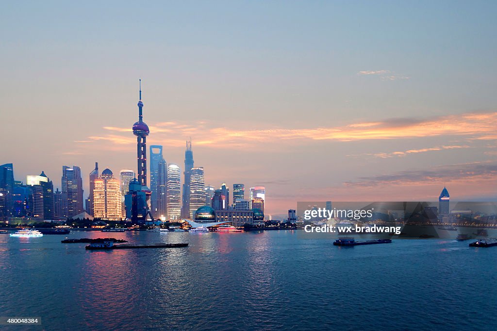 Shanghai city skyline