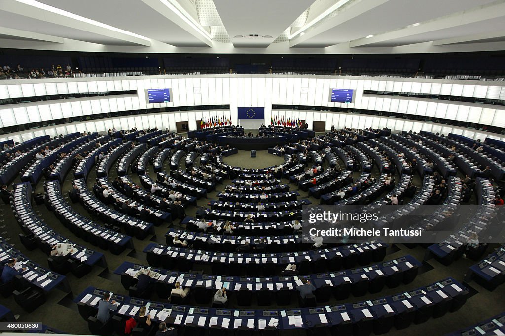 Tsipras Speaks At EU Parliament