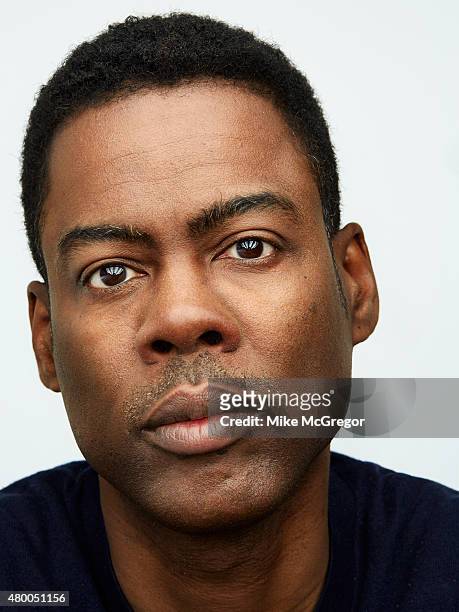 Actor Chris Rock is photographed for The Guardian Newspaper on May 4, 2015 in New York City.