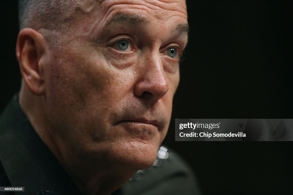 Senate Holds Confirmation Hearing For Gen. Joseph Dunford Jr For Chairman Of Joint Chiefs