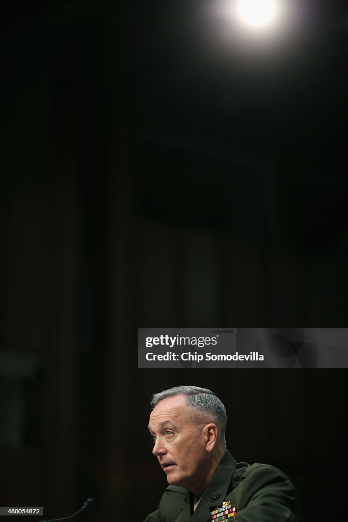 Senate Holds Confirmation Hearing For Gen. Joseph Dunford Jr For Chairman Of Joint Chiefs