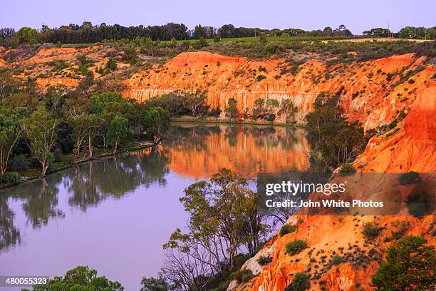 headings cliff - murray river stock pictures, royalty-free photos & images